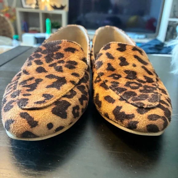 Dynamite Leopard Print Loafers - Picture 8 of 9